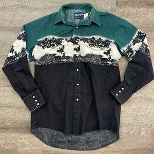 Vintage pearl snap Wrangler